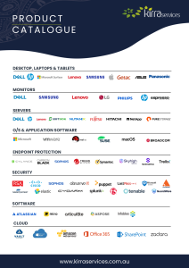 product catalogue